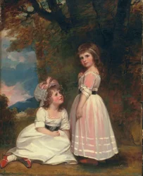 Margaret Beckford, später Margaret Orde, und Susan Euphemia Beckford, später Herzogin von Hamilton: Die Beckford-Kinder, ca. 1789-91